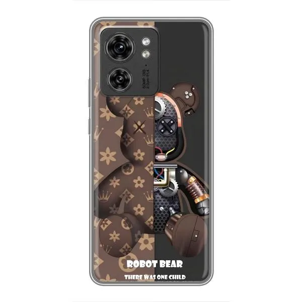 Чохол з принтом «Ведмідь Луі Вітон» для Motorola Edge 40 Pro Чохол з принтом «Ведмідь Луі Вітон» для Motorola Edge 40 Pro