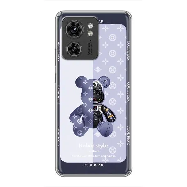 Чохол з принтом «Медведик LV» для Motorola Edge 40 Pro Чохол з принтом «Медведик LV» для Motorola Edge 40 Pro