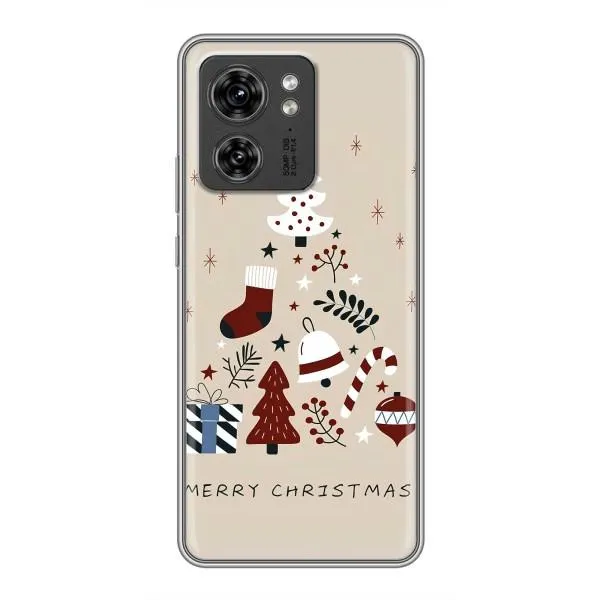 Чехол с принтом «Merry Christmas» для Motorola Edge 40 Pro Чехол с принтом «Merry Christmas» для Motorola Edge 40 Pro