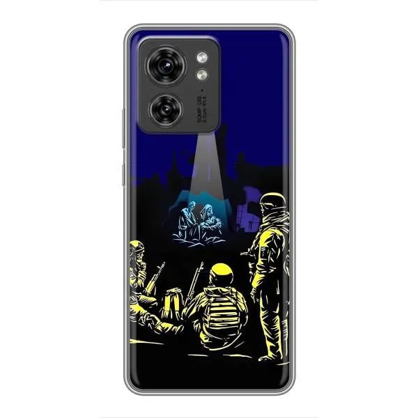 Чехол с принтом «Рождество в Украине» для Motorola Edge 40 Pro Чехол с принтом «Рождество в Украине» для Motorola Edge 40 Pro