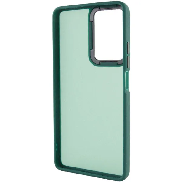 Чехол TPU+PC Lyon Frosted для Motorola Edge 50 Fusion / G85 — Зеленый — фото 2