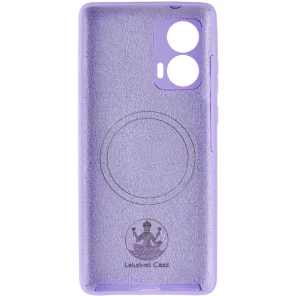 Чехол Silicone Cover Lakshmi Full Camera (AA) with Magnetic Fit для Motorola Edge 50 Fusion — Сиреневый — фото 3