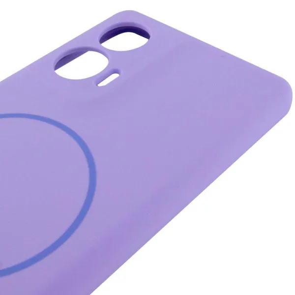 Чехол Silicone Cover Lakshmi Full Camera (AA) with Magnetic Fit для Motorola Edge 50 Fusion — Сиреневый — фото 4