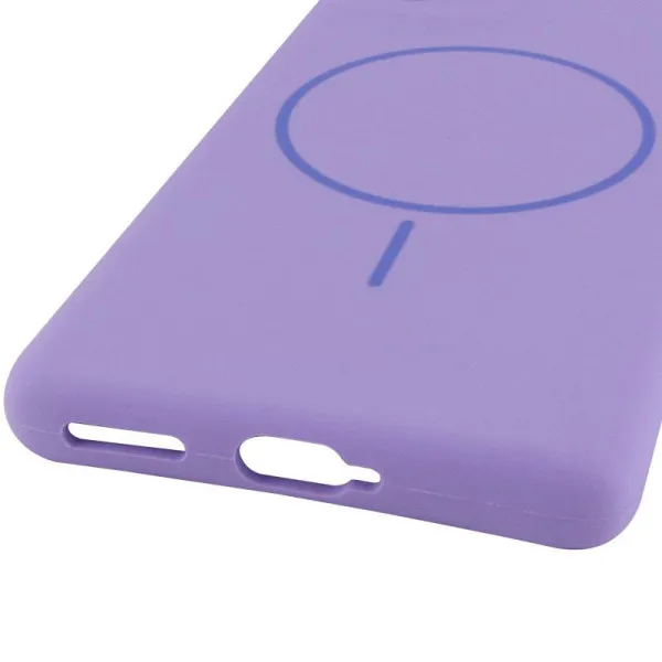 Чехол Silicone Cover Lakshmi Full Camera (AA) with Magnetic Fit для Motorola Edge 50 Fusion — Сиреневый — фото 5