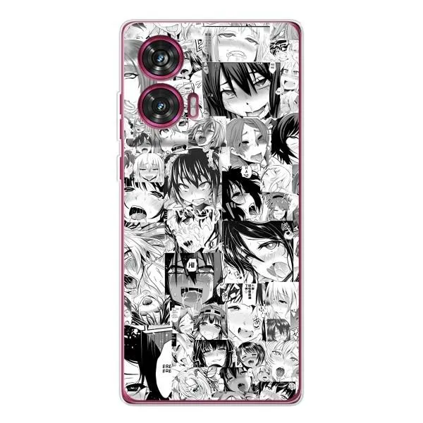 Чехол с принтом «Ahegao manga» для Motorola Edge 50 Fusion Чехол с принтом «Ahegao manga» для Motorola Edge 50 Fusion