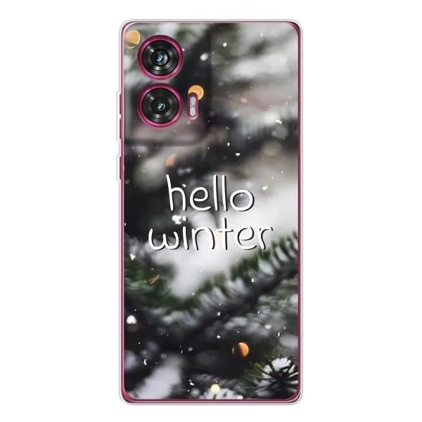 Чехол с принтом «Hello winter» для Motorola Edge 50 Fusion Чехол с принтом «Hello winter» для Motorola Edge 50 Fusion