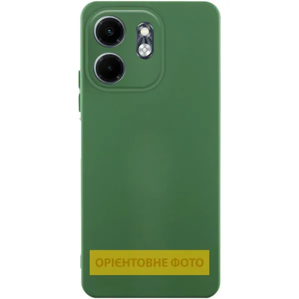 Чехол TPU GETMAN Liquid Silk Full Camera для Motorola Edge 50 Pro — Зеленый Чехол TPU GETMAN Liquid Silk Full Camera для Motorola Edge 50 Pro — Зеленый