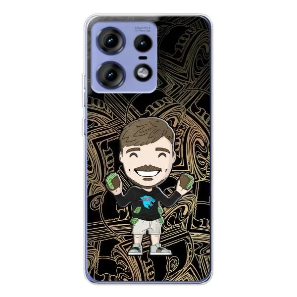 Чехол с принтом «Mister Beast» для Motorola Edge 50 Pro Чехол с принтом «Mister Beast» для Motorola Edge 50 Pro