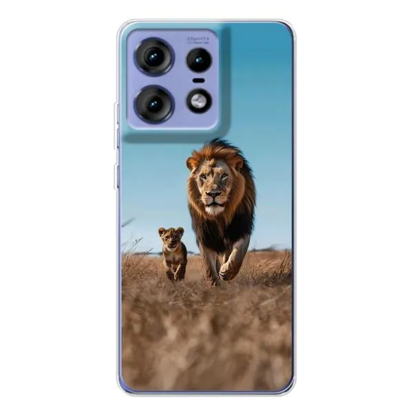 Чехол с принтом «Мусафа и Симба» для Motorola Edge 50 Pro Чехол с принтом «Мусафа и Симба» для Motorola Edge 50 Pro