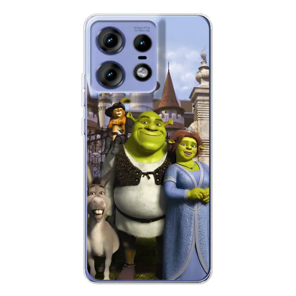 Чехол с принтом «Сказочные герои Шрека» для Motorola Edge 50 Pro Чехол с принтом «Сказочные герои Шрека» для Motorola Edge 50 Pro