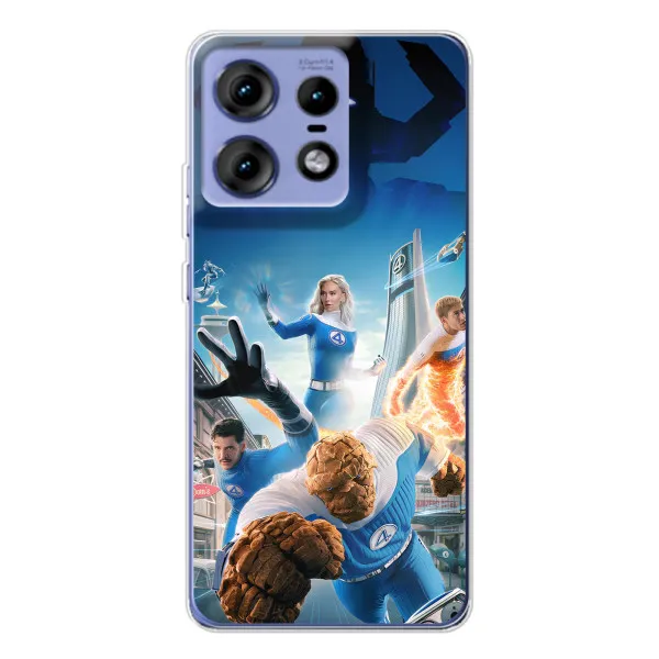 Чехол с принтом «Герои Фантастическая Четверка» для Motorola Edge 50 Pro