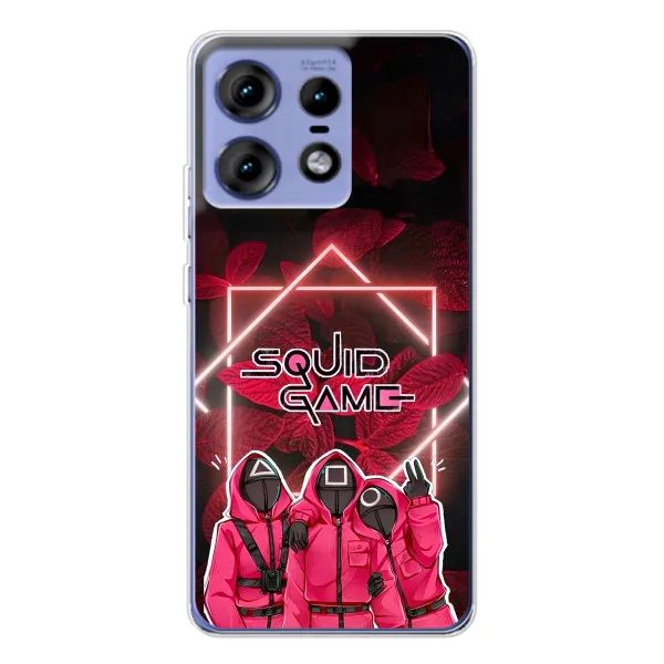Чехол с принтом «Охранники Игра кальмара» для Motorola Edge 50 Pro