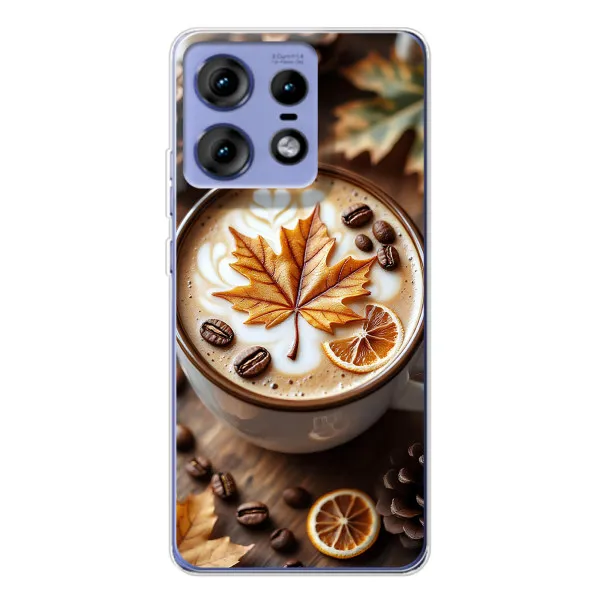 Чехол с принтом «Пряный кофе» для Motorola Edge 50 Pro Чехол с принтом «Пряный кофе» для Motorola Edge 50 Pro