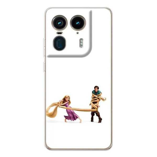 Чохол з принтом «Рапунцель та Флін» для Motorola Edge 50 Ultra Чохол з принтом «Рапунцель та Флін» для Motorola Edge 50 Ultra