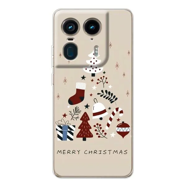 Чехол с принтом «Merry Christmas» для Motorola Edge 50 Ultra Чехол с принтом «Merry Christmas» для Motorola Edge 50 Ultra