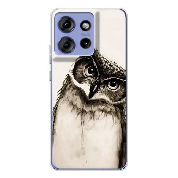 Чехол с принтом «Сова» для Motorola Edge 50