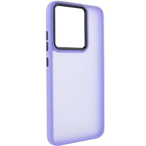 Чехол TPU+PC Lyon Frosted для Motorola Edge 60 Fusion — Фиолетовый — фото 1