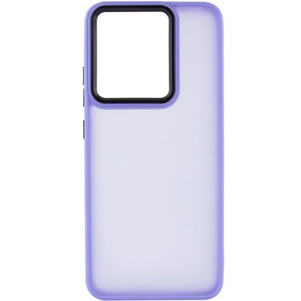 Чехол TPU+PC Lyon Frosted для Motorola Edge 60 Fusion — Фиолетовый — фото 2