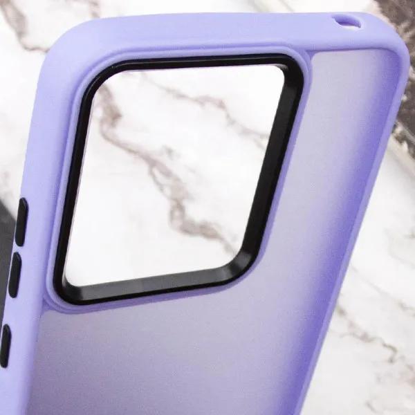 Чехол TPU+PC Lyon Frosted для Motorola Edge 60 Fusion — Фиолетовый — фото 5