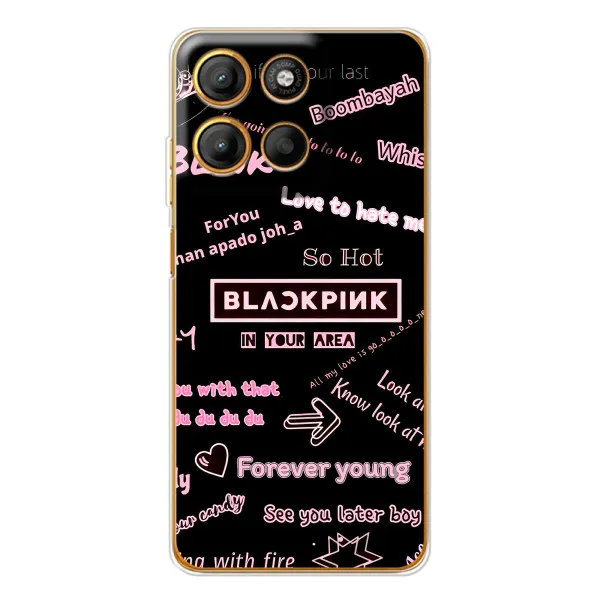 Чехол с принтом «BLACKPINK» для Motorola Edge 60 Fusion