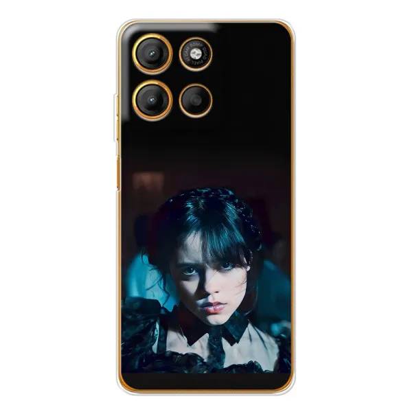 Чехол с принтом «взгляд Уэнздей» для Motorola Edge 60 Fusion Чехол с принтом «взгляд Уэнздей» для Motorola Edge 60 Fusion