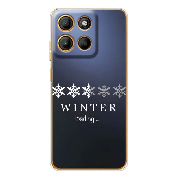 Чехол с принтом «Winter loading» для Motorola Edge 60 Fusion Чехол с принтом «Winter loading» для Motorola Edge 60 Fusion