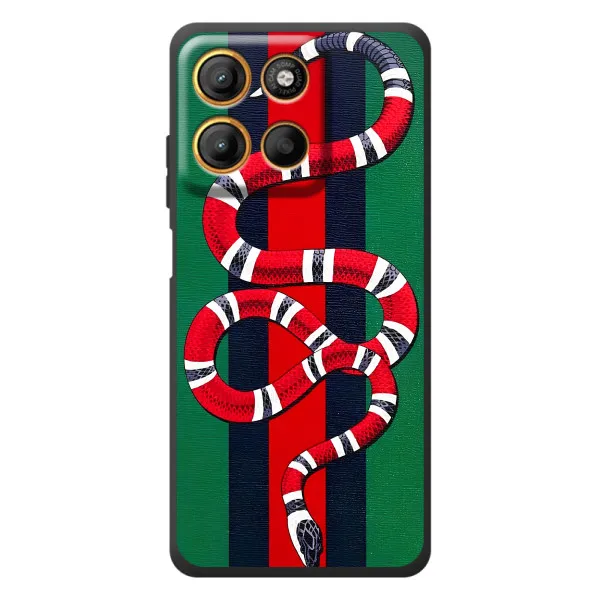 Чехол с принтом «Gucci змия» для Motorola Edge 60 Neo
