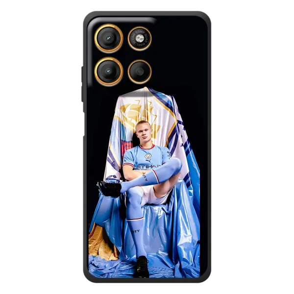 Чехол с принтом «футболист Холанн» для Motorola Edge 60 Neo