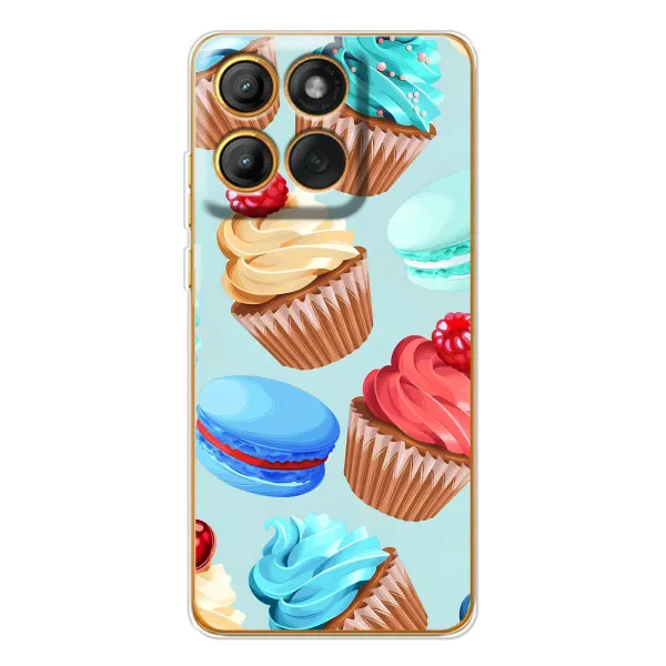 Чехол с принтом «Кексики» для Motorola Edge 60 Чехол с принтом «Кексики» для Motorola Edge 60