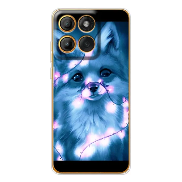 Чехол с принтом «Яркая лисичка» для Motorola Edge 60 Чехол с принтом «Яркая лисичка» для Motorola Edge 60
