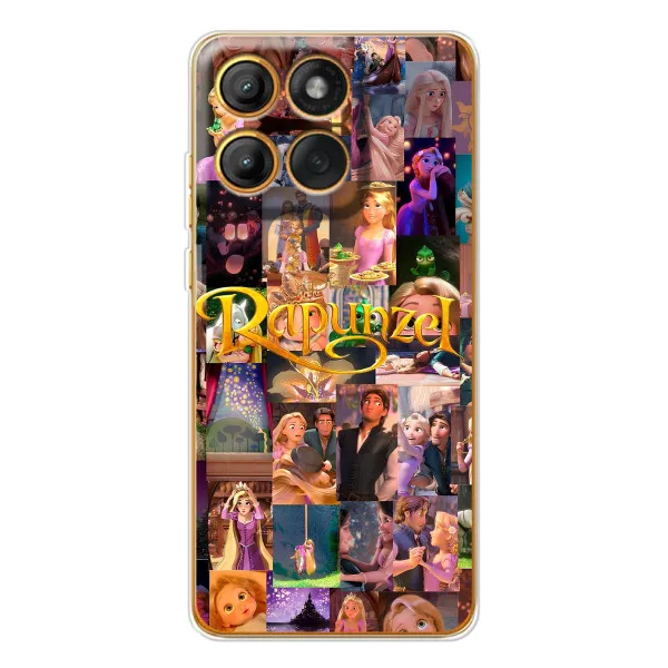 Чохол з принтом «Колаж Рапунцель» для Motorola Edge 60