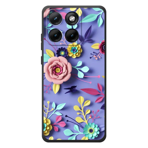 Чехол с принтом «Цветочный дизайн» для Motorola Edge 70 Fusion Чехол с принтом «Цветочный дизайн» для Motorola Edge 70 Fusion