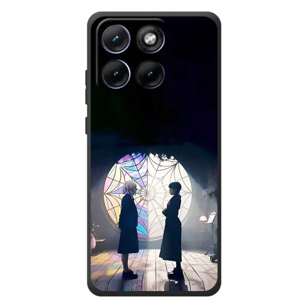 Чехол с принтом «Уэнздей и Инид» для Motorola Edge 70 Fusion Чехол с принтом «Уэнздей и Инид» для Motorola Edge 70 Fusion
