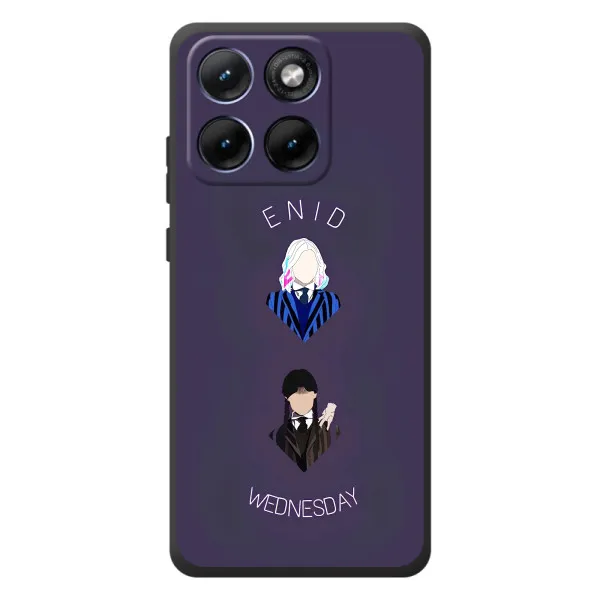 Чехол с принтом «Уэнздей и подруга» для Motorola Edge 70 Fusion Чехол с принтом «Уэнздей и подруга» для Motorola Edge 70 Fusion