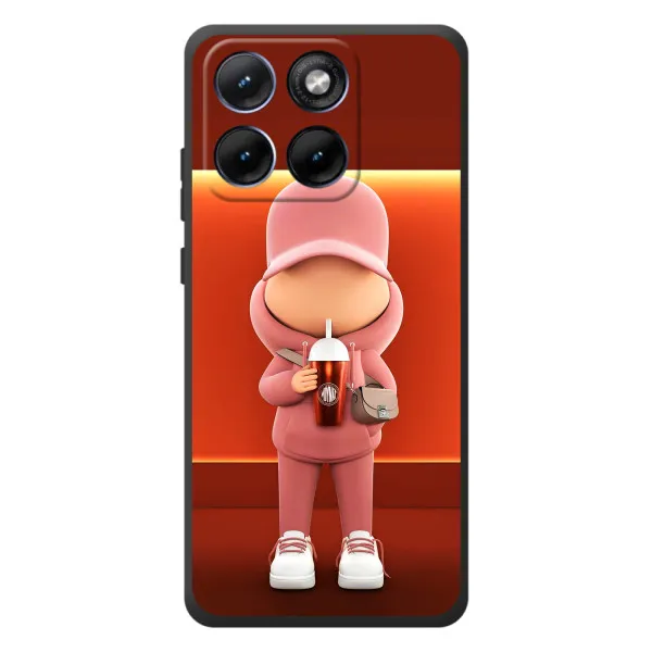 Чехол с принтом «С Кофе» для Motorola Edge 70 Fusion