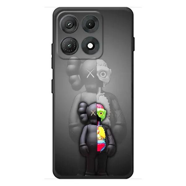 Чохол з принтом «Тіло Bearbrick» для Motorola Edge 70 Max