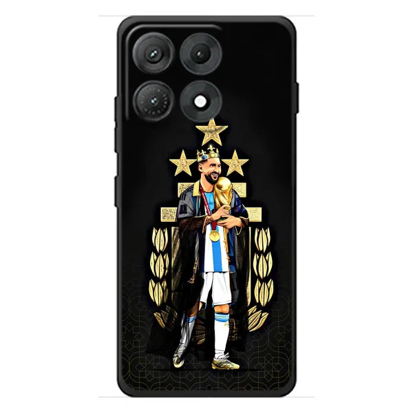 Чехол с принтом «Месси Король» для Motorola Edge 70 Max