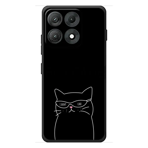 Чехол с принтом «Равнодушный кот» для Motorola Edge 70 Max Чехол с принтом «Равнодушный кот» для Motorola Edge 70 Max