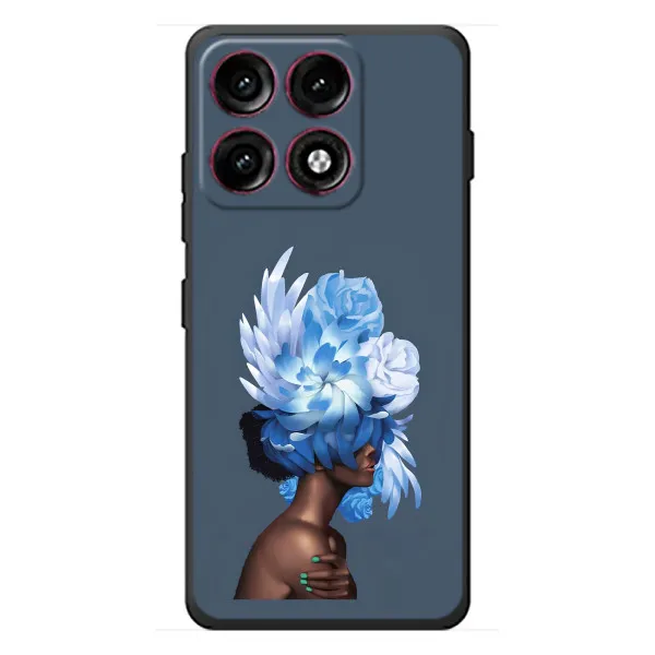 Чохол з принтом «Квіти на голові» для Motorola Edge 70 Pro Чохол з принтом «Квіти на голові» для Motorola Edge 70 Pro