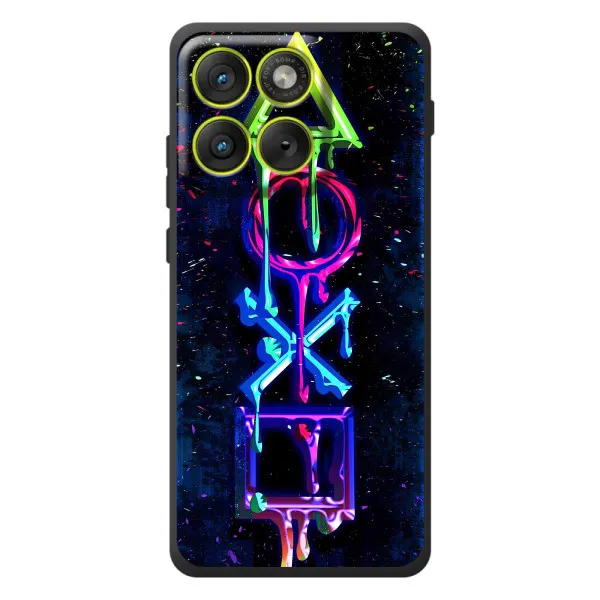 Чехол с принтом «Pleystation лого» для Motorola Edge 70