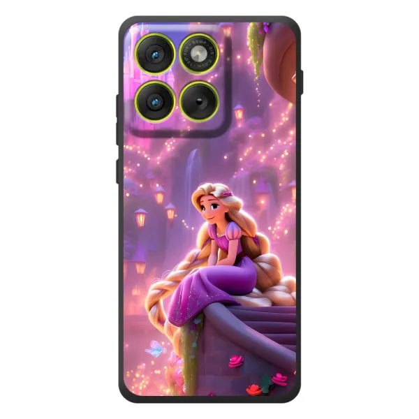 Чехол с принтом «Рапунцель в замке» для Motorola Edge 70