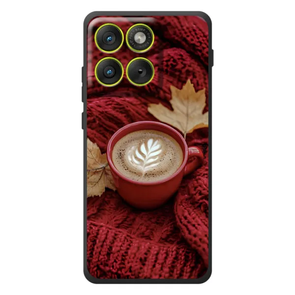 Чохол з принтом «Кава на ковдрі» для Motorola Edge 70 Чохол з принтом «Кава на ковдрі» для Motorola Edge 70