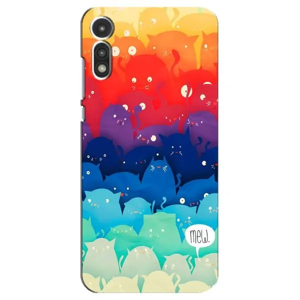 Чохол з принтом «Mew» для Motorola MOTO E 2020