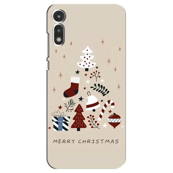 Чехол с принтом «Merry Christmas» для Motorola MOTO E 2020 Чехол с принтом «Merry Christmas» для Motorola MOTO E 2020