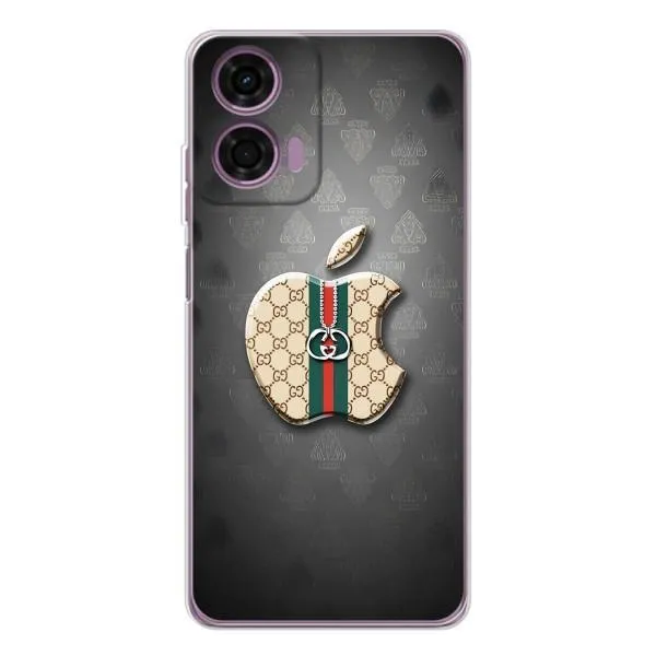Чехол с принтом «Apple gucci» для Motorola Moto E14