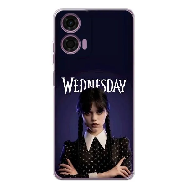 Чехол с принтом «Wednesday» для Motorola Moto E14