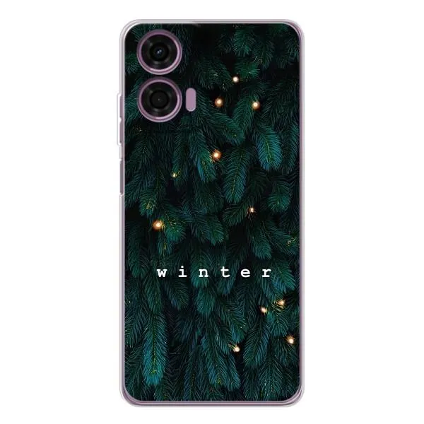 Чехол с принтом «Winter» для Motorola Moto E14
