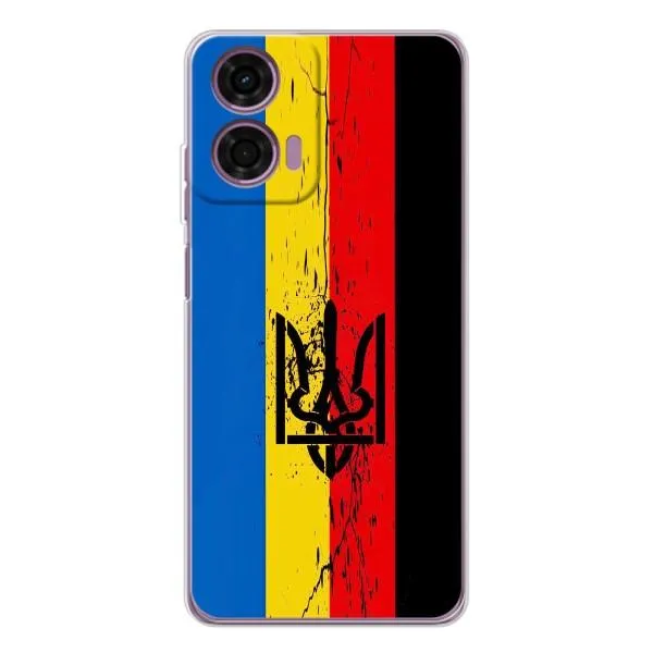 Чехол с принтом «Флаг УПА» для Motorola Moto E14