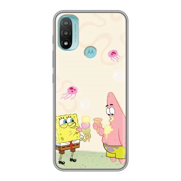 Чехол с принтом «Патрик и Боб» для Motorola MOTO E20
