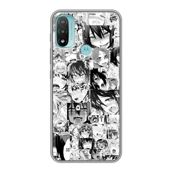 Чехол с принтом «Ahegao manga» для Motorola MOTO E20 Чехол с принтом «Ahegao manga» для Motorola MOTO E20